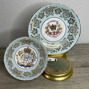 Paragon Opening of the St. Lawrence Seaway Commemorative Tea Cup & Saucer  c1959